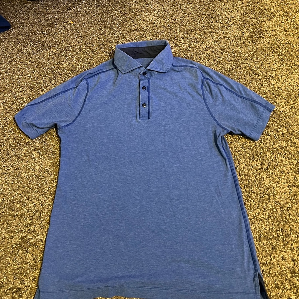 Lululemon Blue Polo Shirt